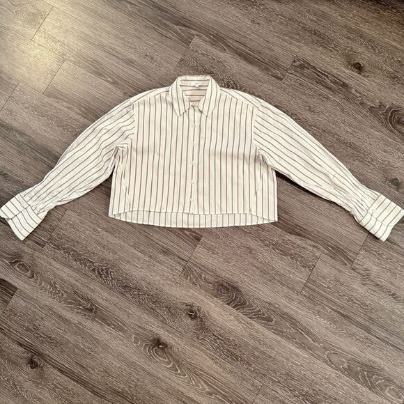 A.L.C Monica Top in Bone and Lark - Picture 1 of 9